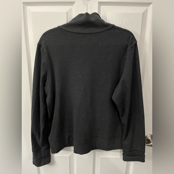 Izod grey size XL zipper front sweatshirt - Picture 4 of 12